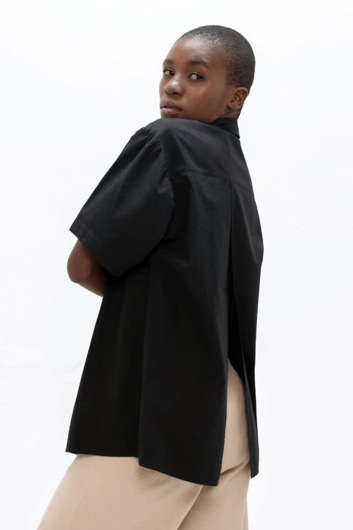 Vienna Short Sleeves Shirt - Eclipse - Button Down Shirt