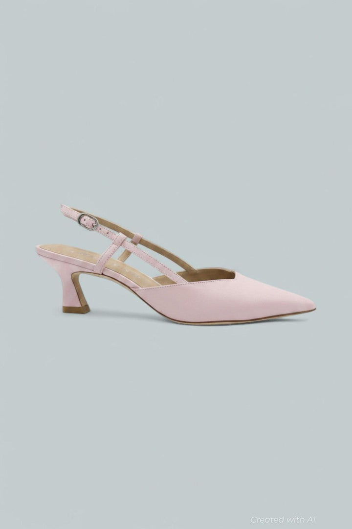 Vinnie 50 Slingback Pumps - Pink Sand - 9 - Slingback