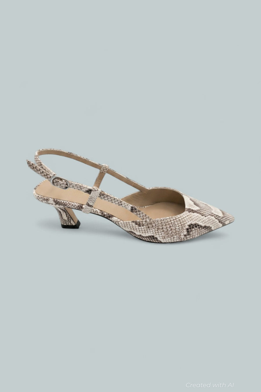 Vinnie Slingback Pumps - Cream. - 8.5 - Pumps
