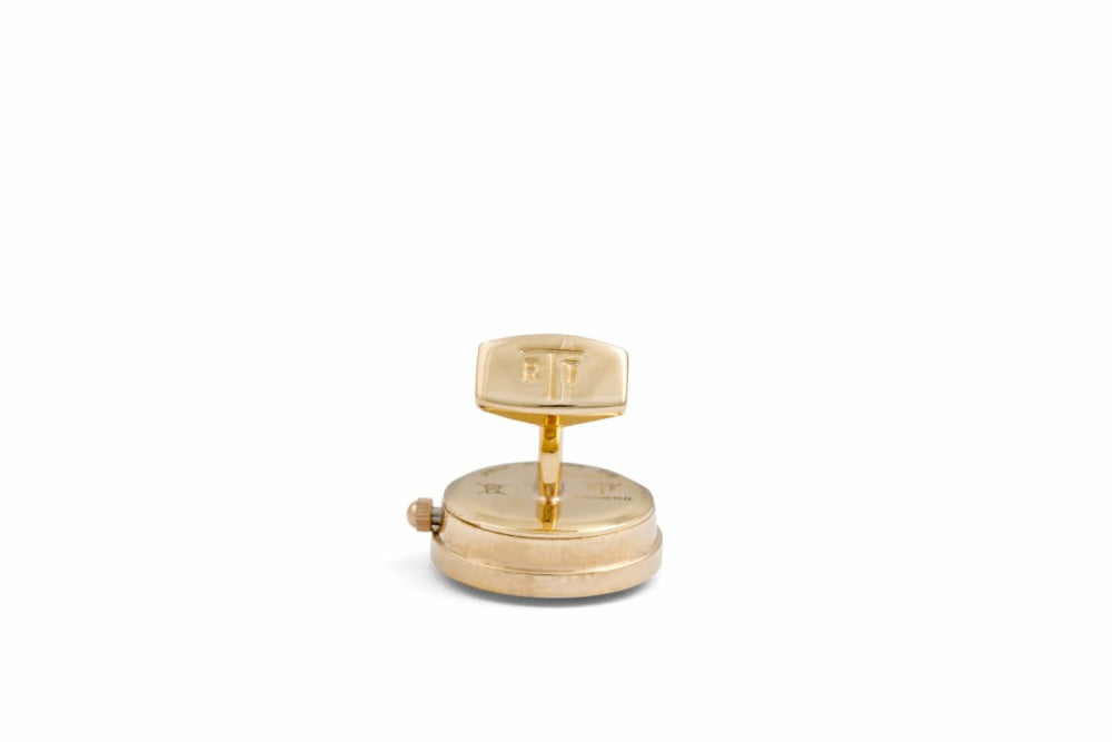 Vintage Styled Watch Cufflinks - Rose Gold - One Size - Cufflinks