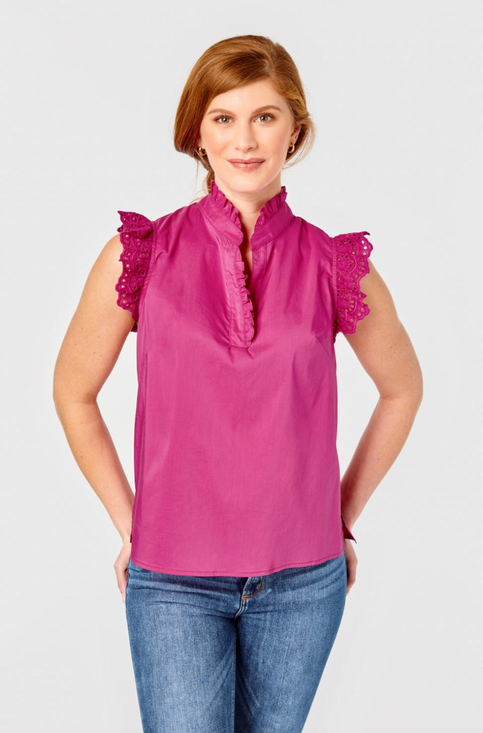 Vivienne - Bougainvillea Pink - Blouse