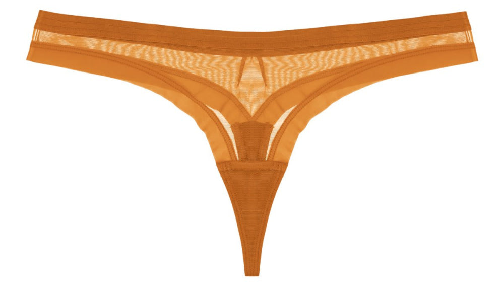 Voice Your Wants Thong - Mustard - FINAL SALE - Underwear