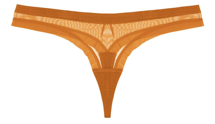 Voice Your Wants Thong - Mustard - FINAL SALE - Underwear