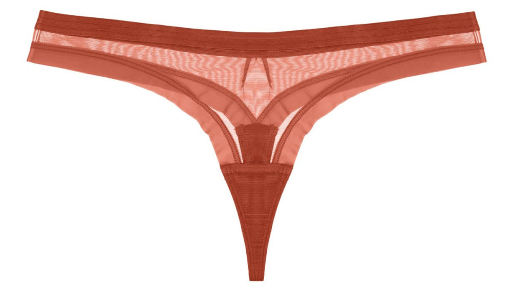 Voice Your Wants Thong - Sienna - FINAL SALE - L - Underwear