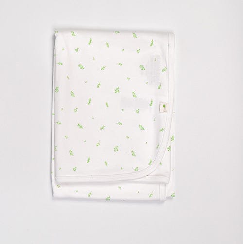 Bundle Of Joy Swaddling Interlock Blanket - Innocence White