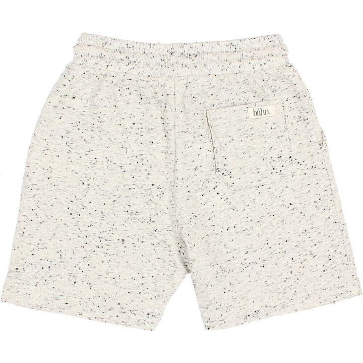 Speckled Jersey Shorts - Light Gray