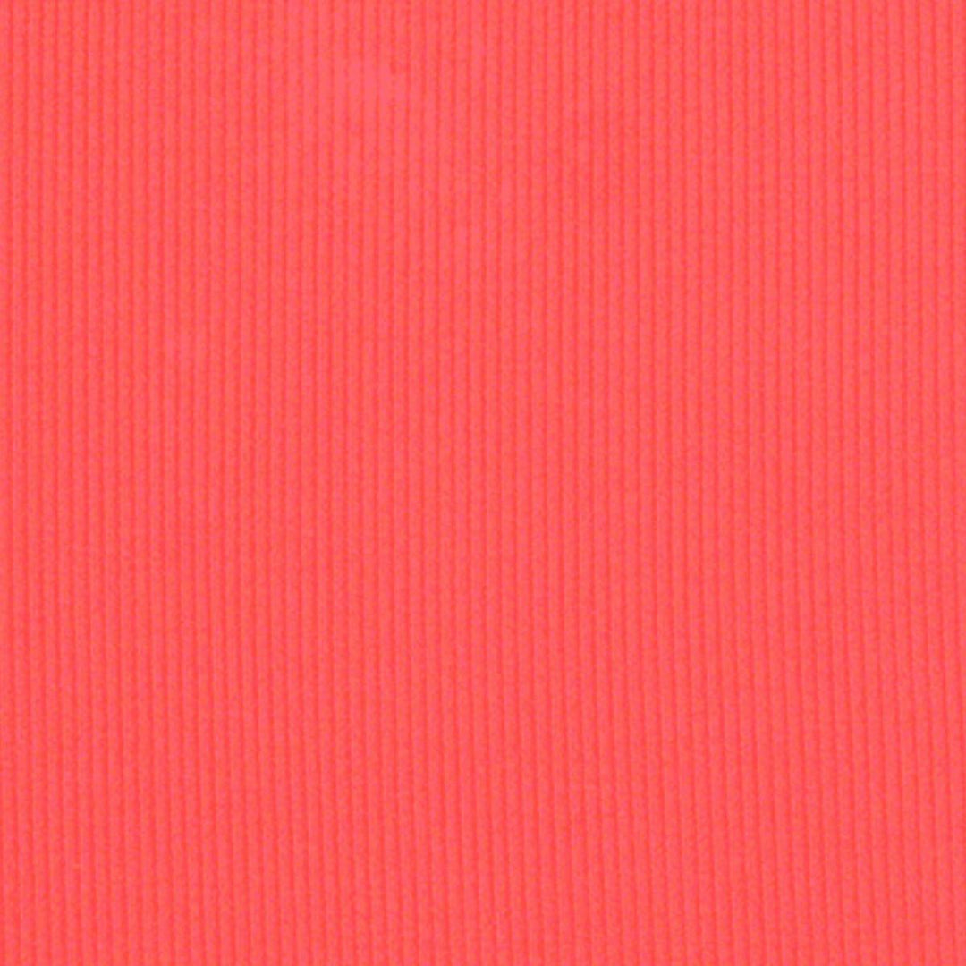 Button Romper - Lollipop Red Ribbed