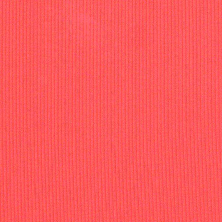 Button Romper - Lollipop Red Ribbed