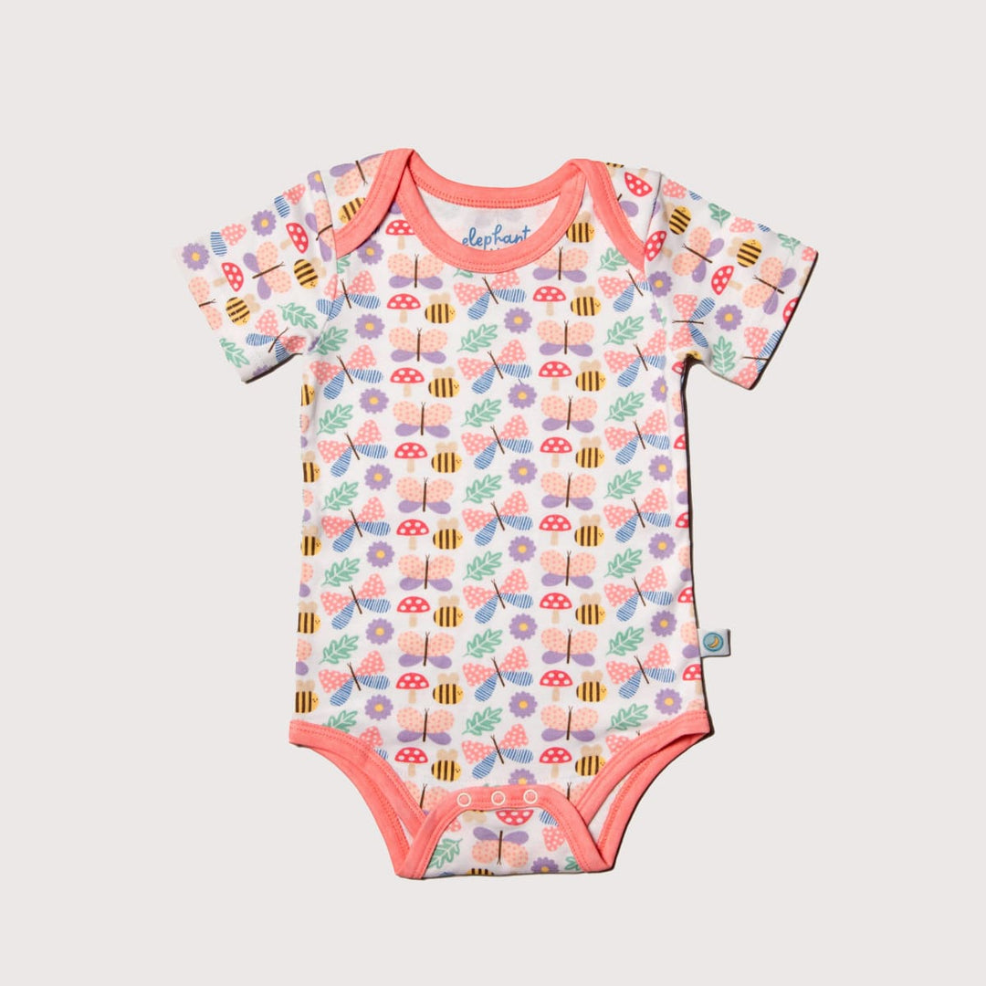 Short Sleeved Onesie - Flutter Friends