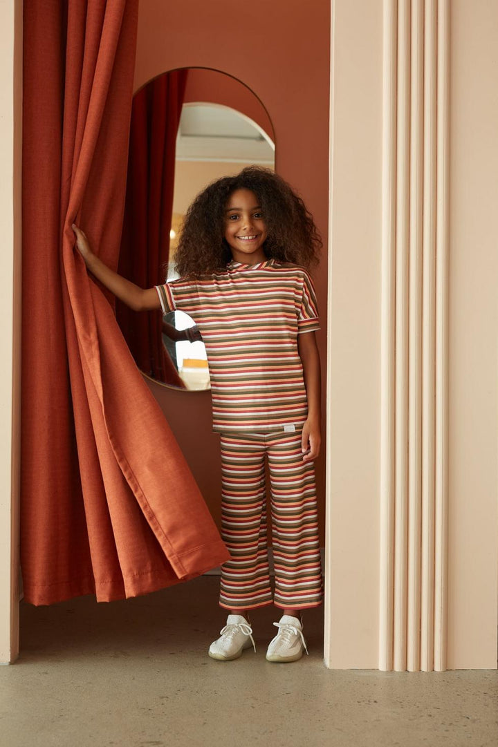 Grow With Me T-Shirt - Sunset Stripes