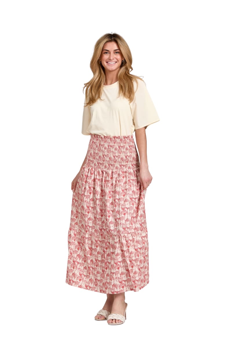 Leah Skirt - Red Safari