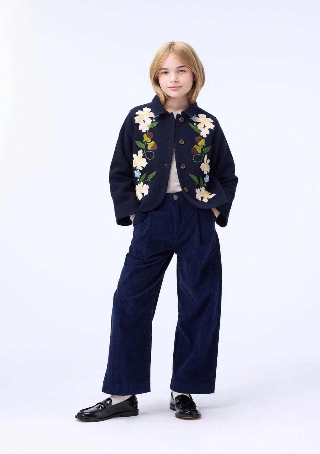 Alaine Woven Pants - Galaxy Blue