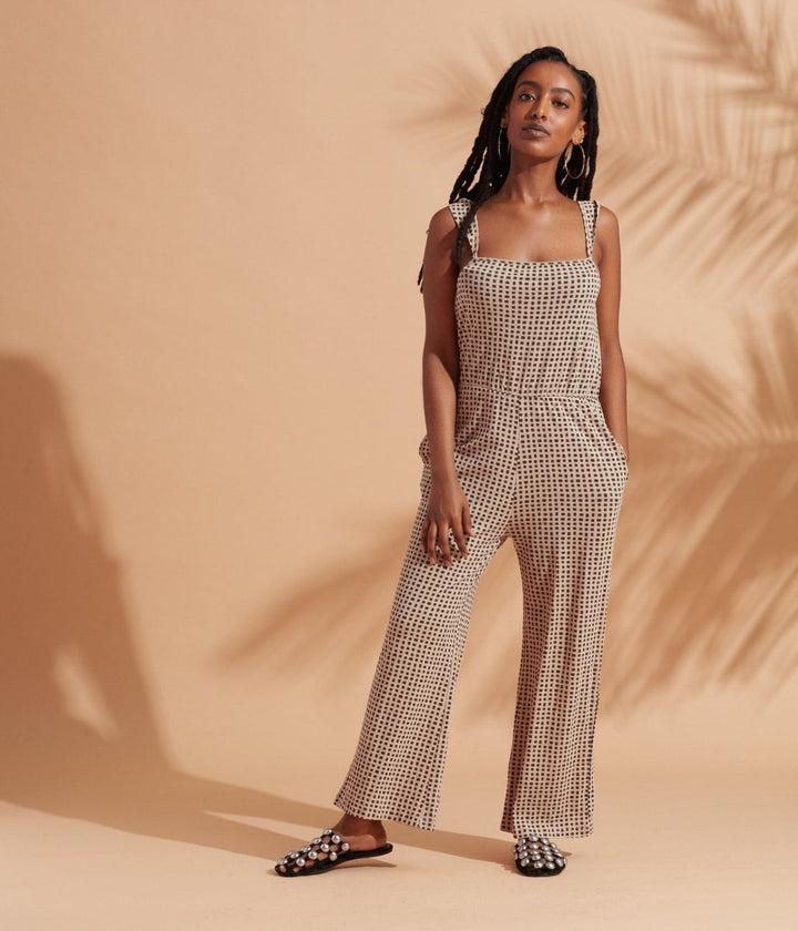 Archie Jumpsuit - Taupe