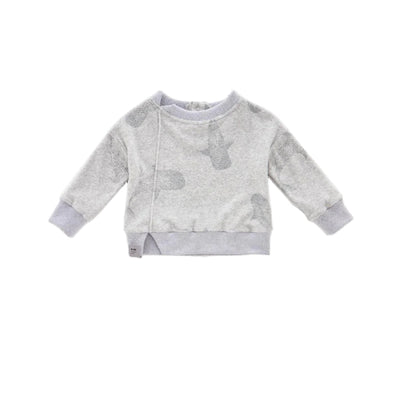 Baby Terry Sweatshirt - Heather Grey