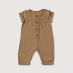 Gauze Jumpsuit - Bronze