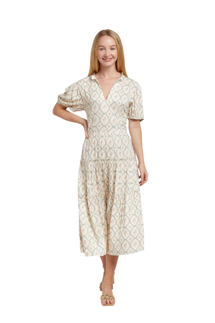 Georgette Dress - Floral Lace