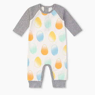 Little Slugger Romper - Easter Eggs