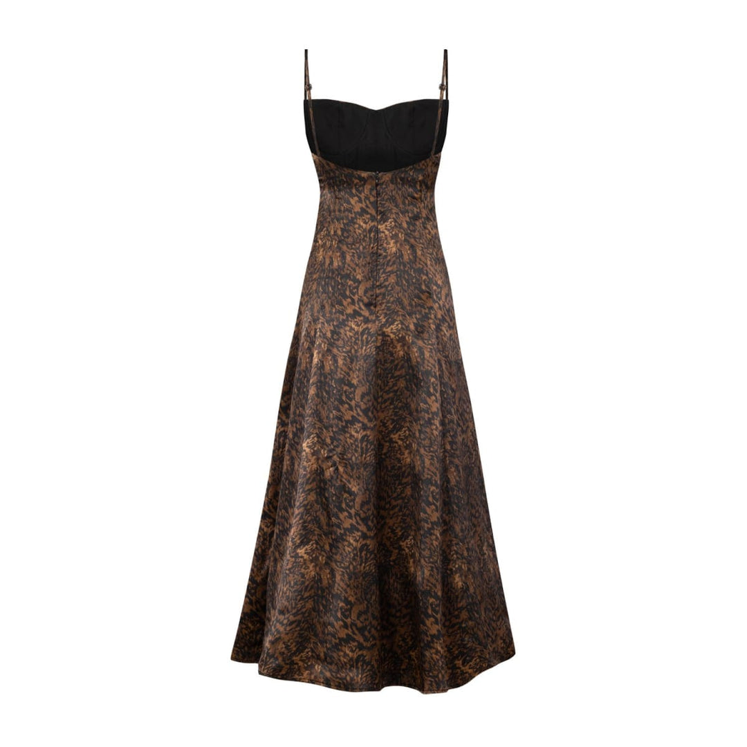 Pure Silk Your *Itch Silk Dress - Leopard