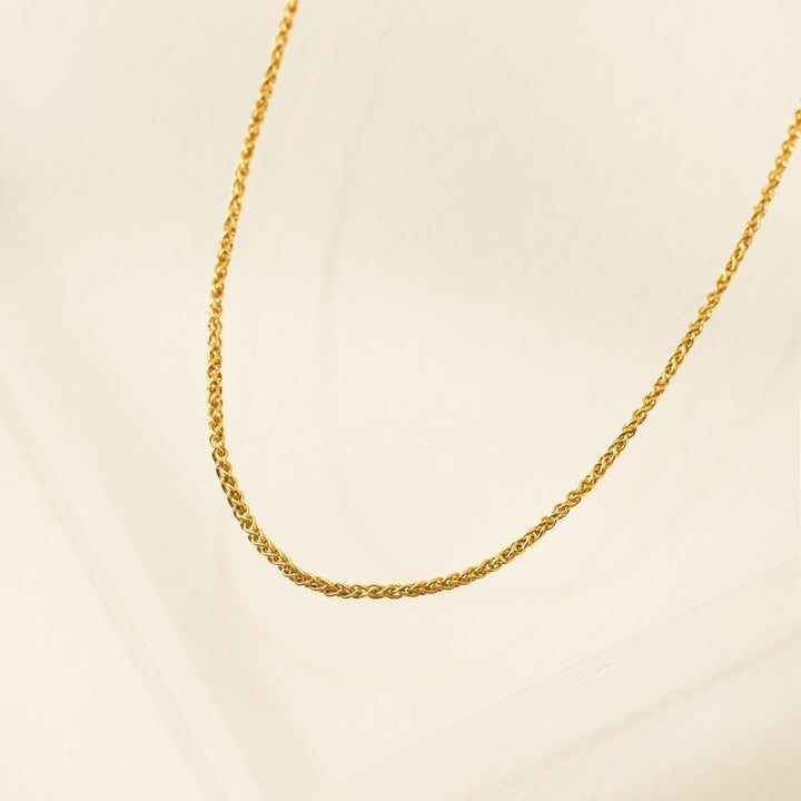 Wheat Chain Necklace - Gold