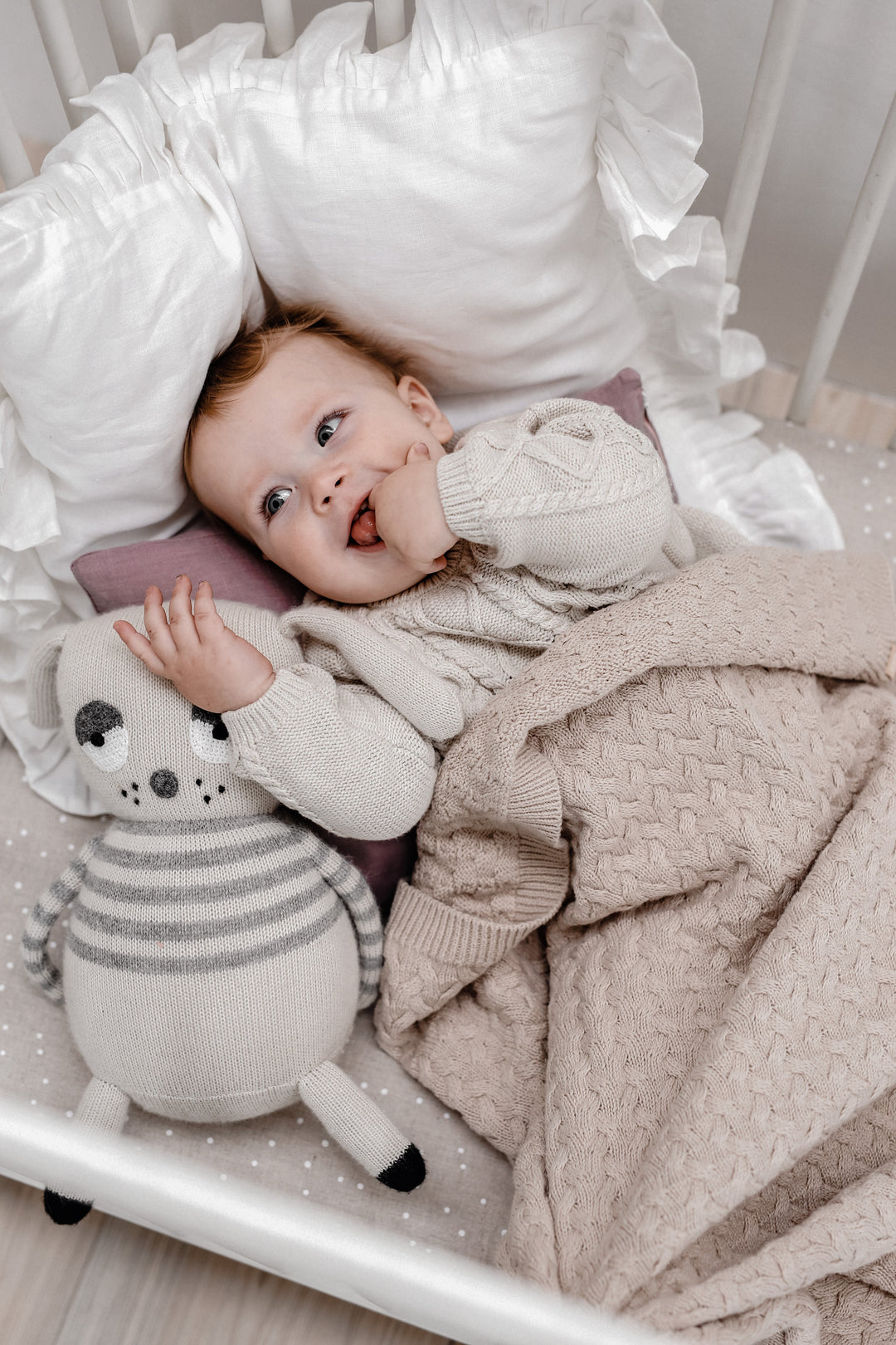 MERMAID baby blanket - Beige