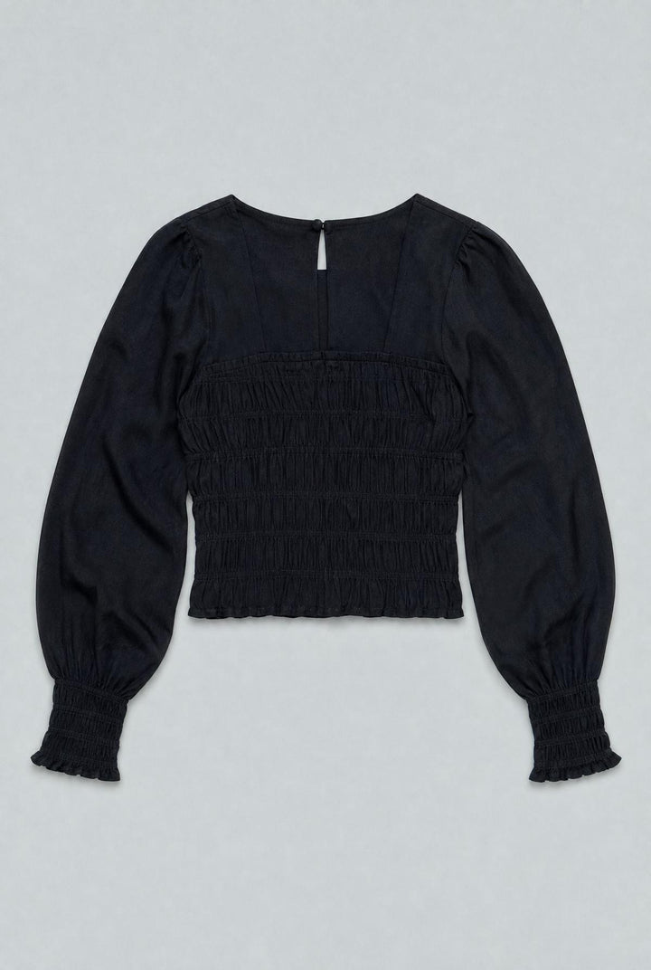Corset Blouse - Black