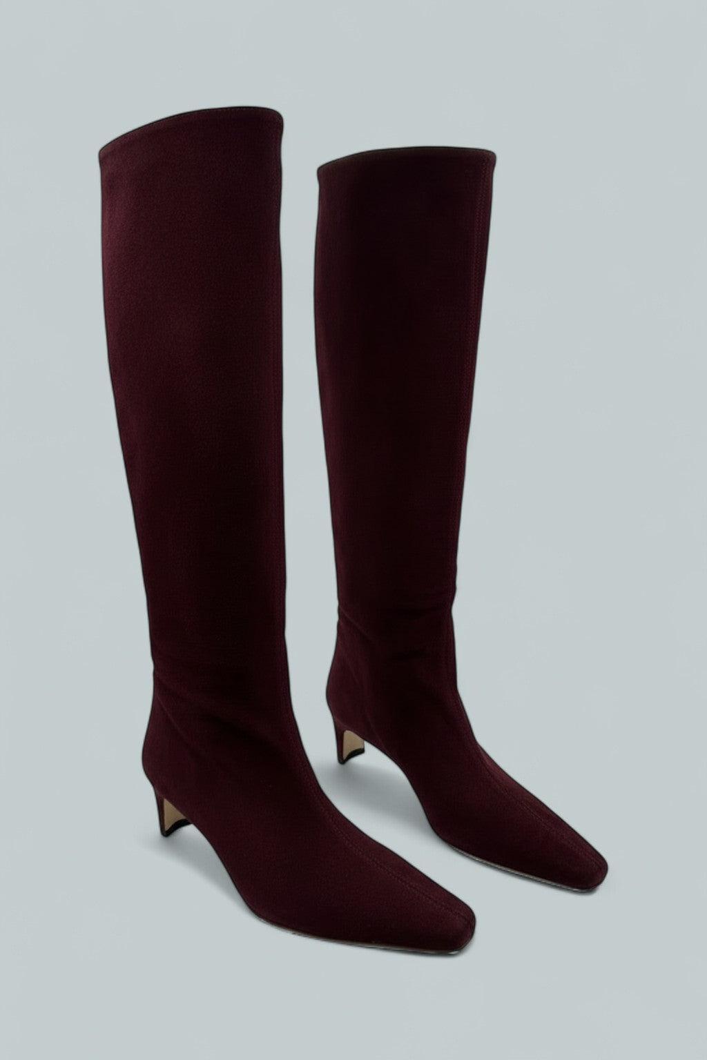 Women's Wally Suede Tall Boots - Syrah Suede