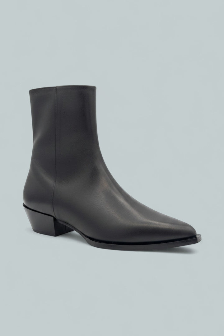 Ruby Pointed Toe Ankle Boots - Black