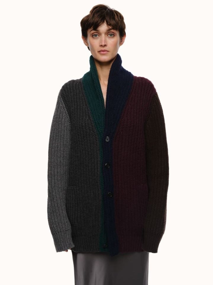 Quinn Cardigan - Dark Multi
