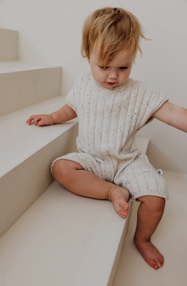 Knitted Playsuit - Sprinkle Knit