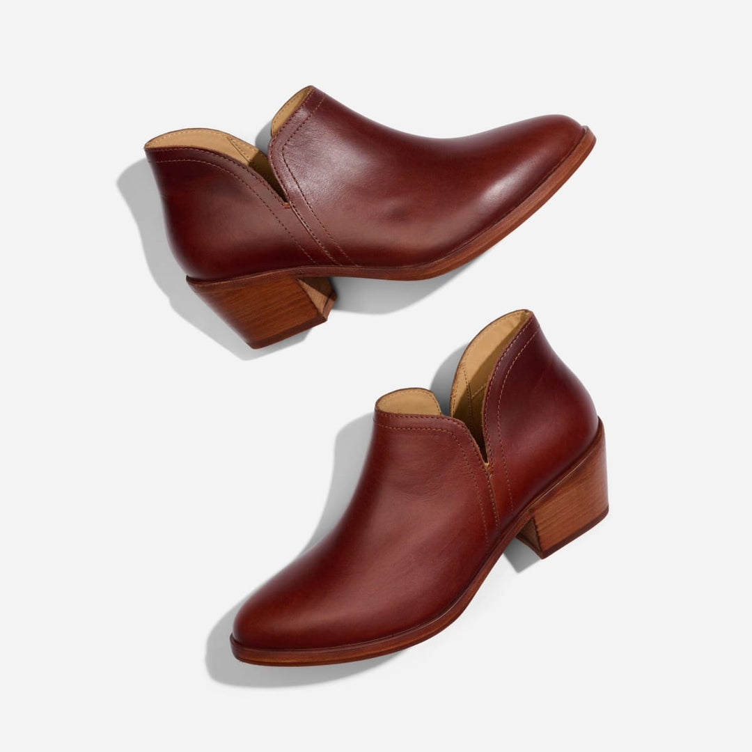Mia Everyday Ankle Bootie - Auburn - FINAL SALE