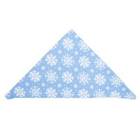 French Terry Receiving Blanket - Blue Snowflake
