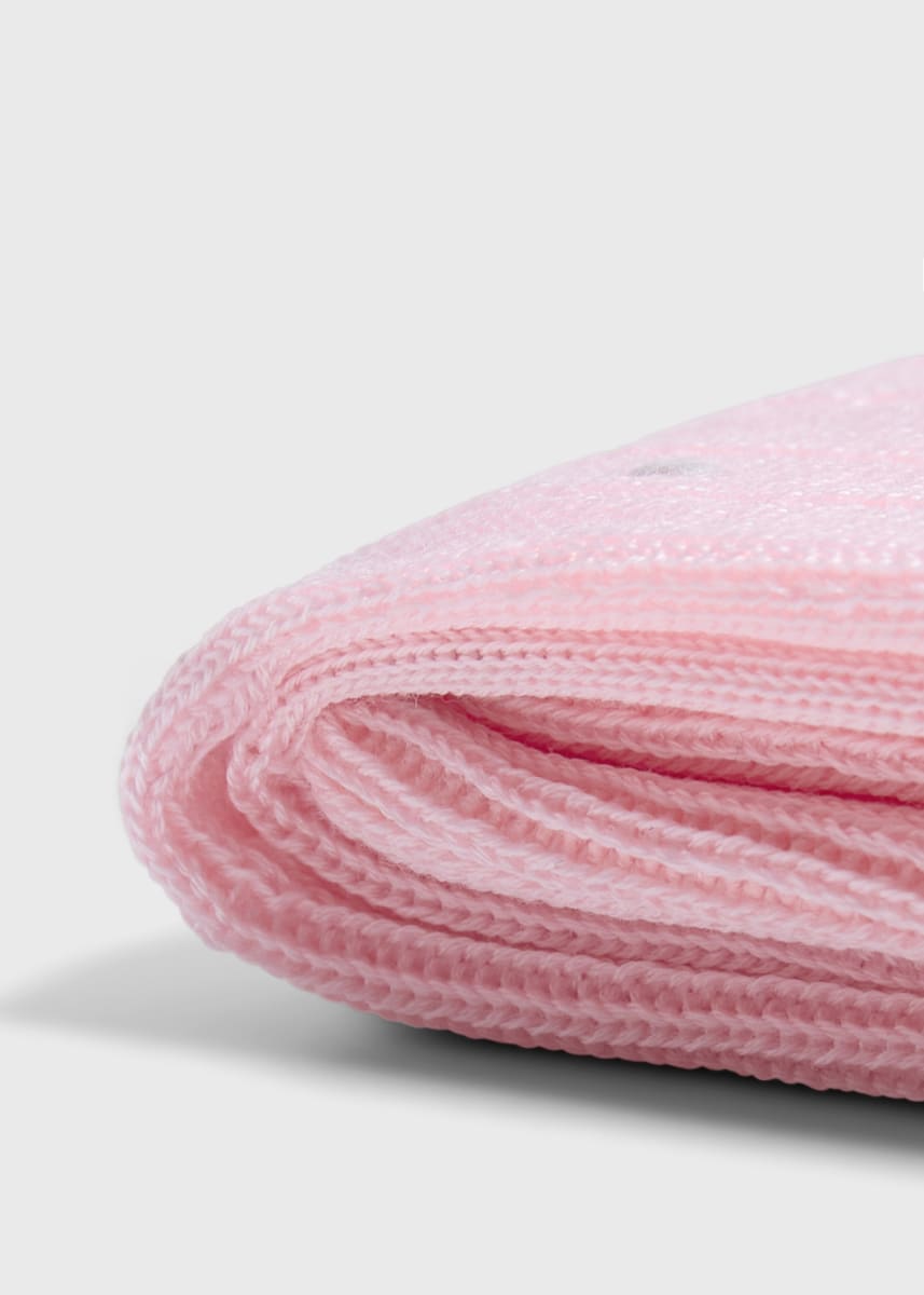 Dress Cotton Polkadots Sock - Pink/Grey