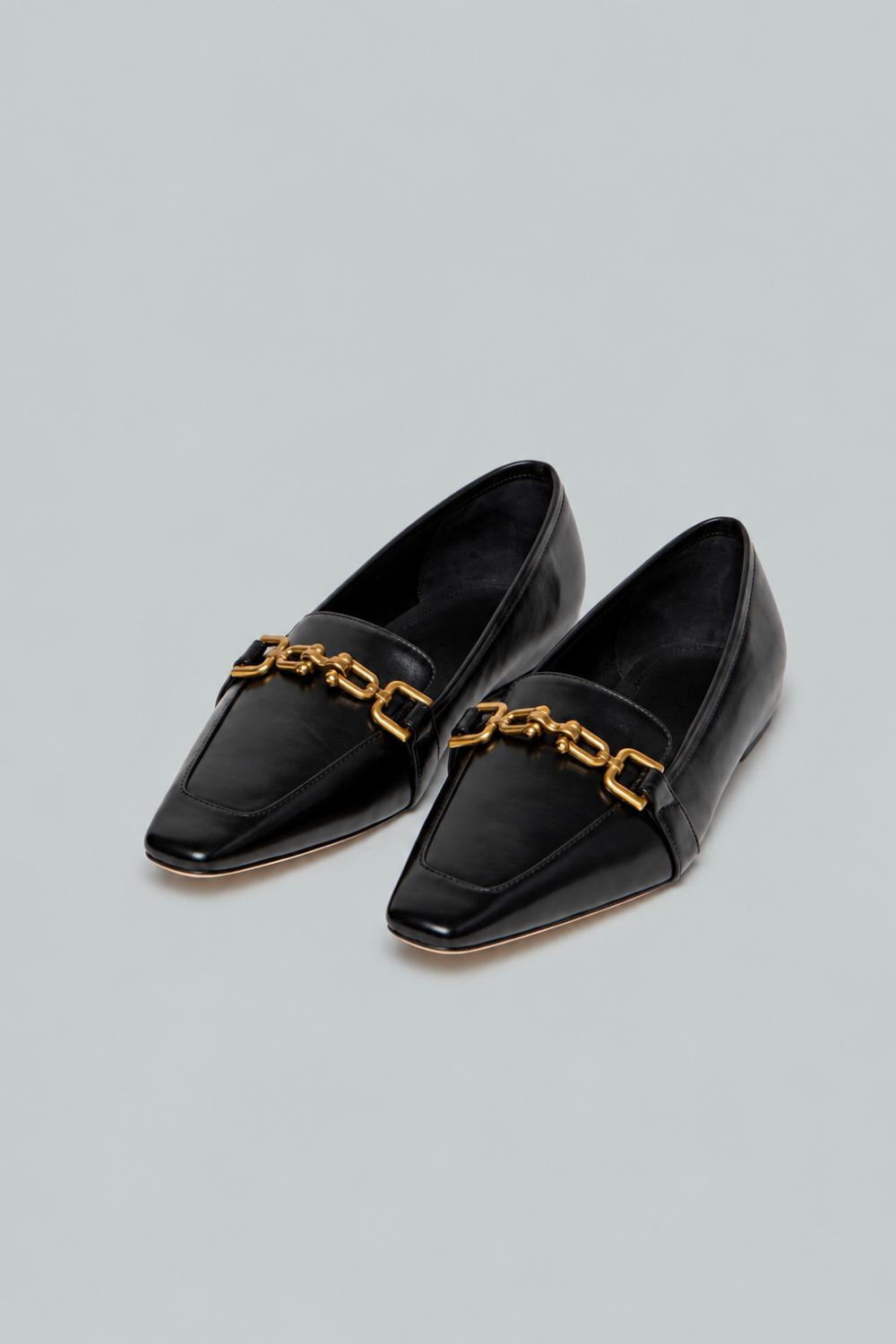 Wade Flat Leather - Black - 6.5 - Flats