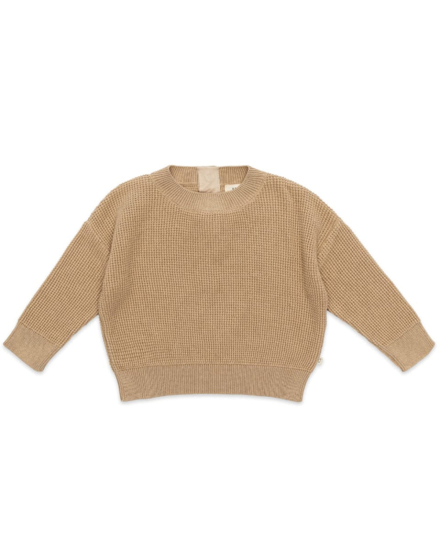 Waffle Sweater - Sandcastle - Sweater