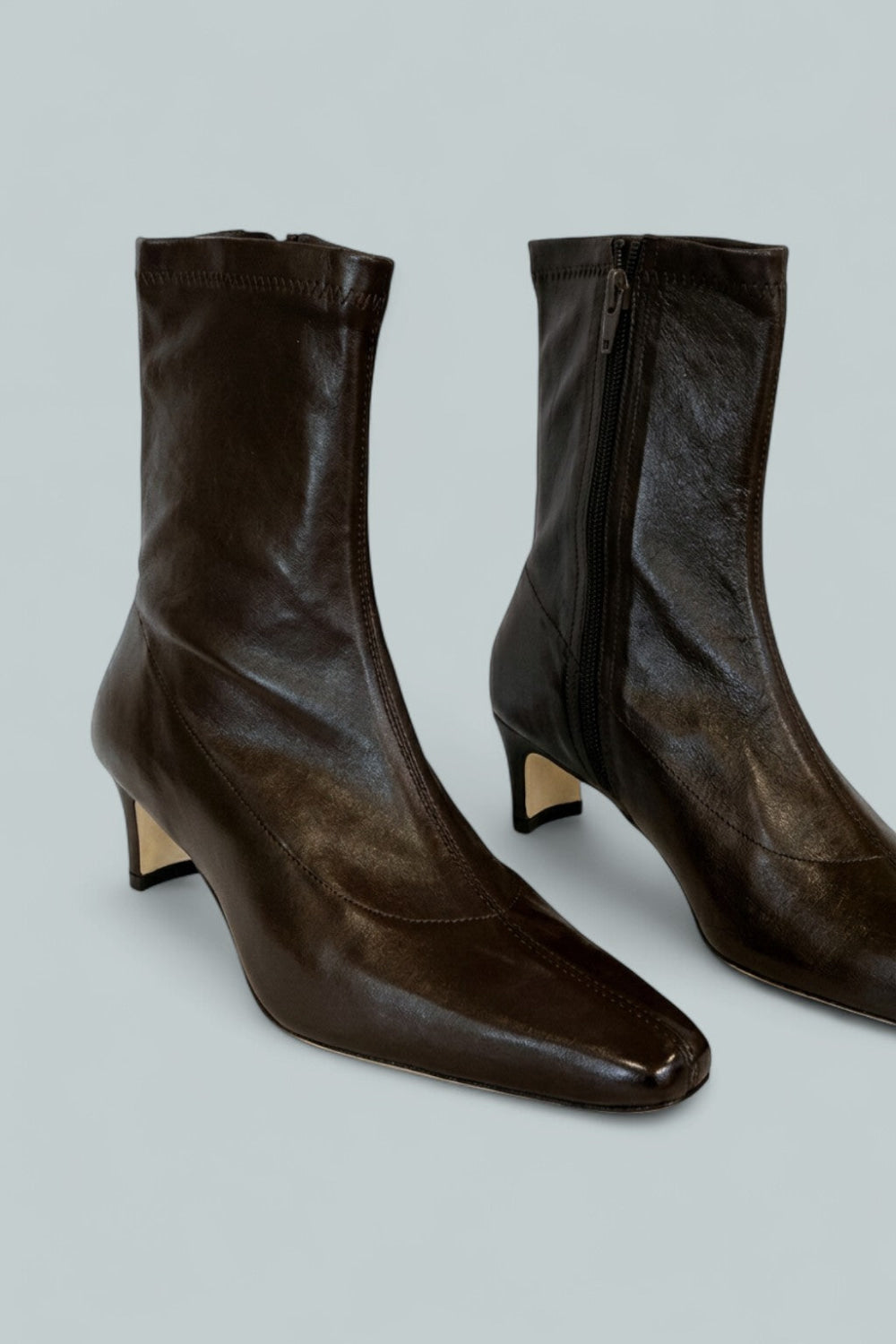 Wally Sock Ankle Boots - Espresso - Boot