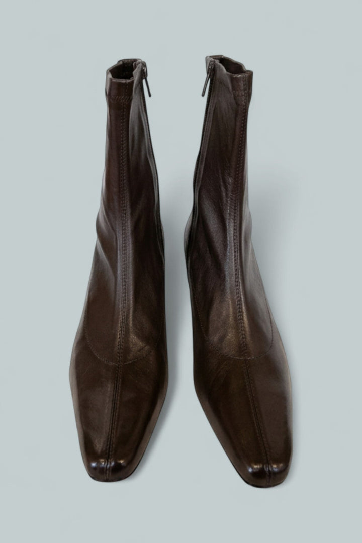 Wally Sock Ankle Boots - Espresso - Boot