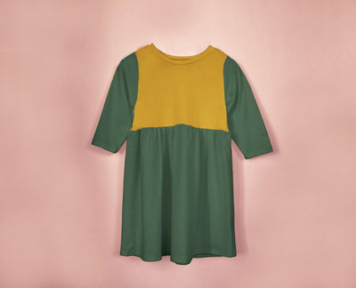 Warm Organic Cotton Terry Colour Block - Ojai - Dresses