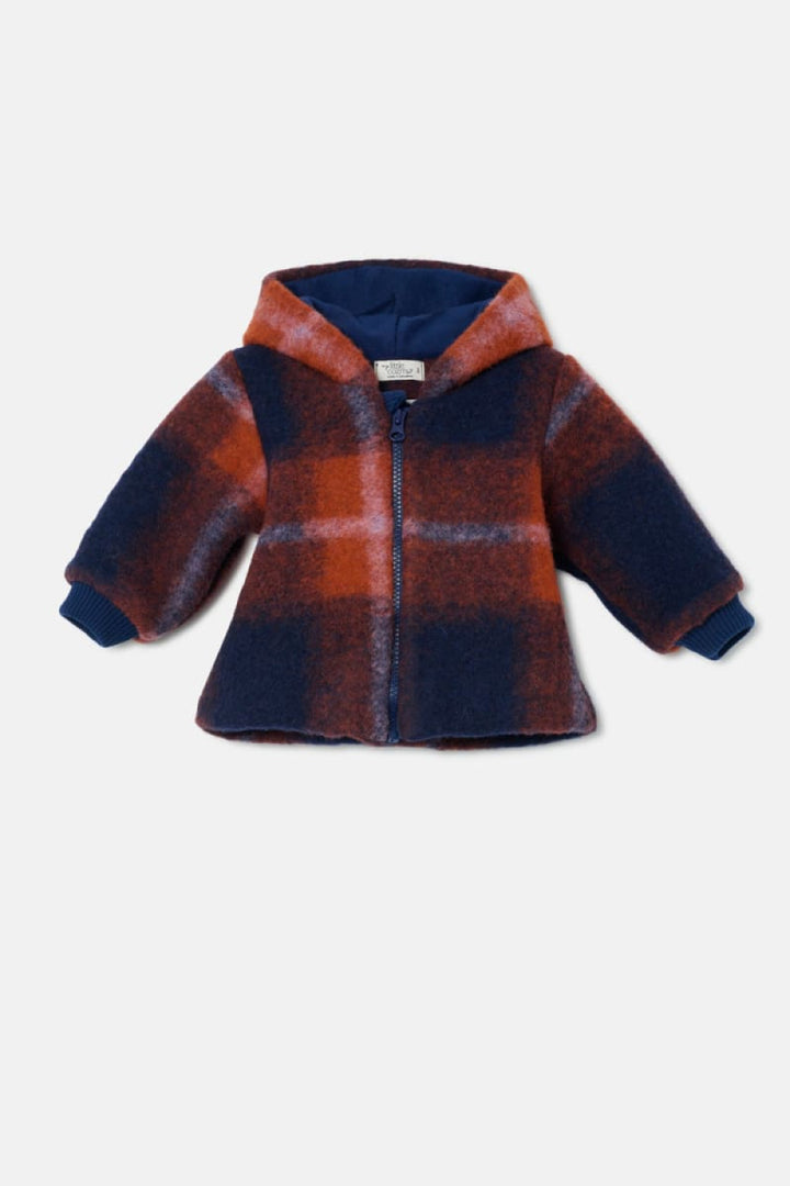 Warm Plaid Baby Coat - Unique - 6M - Jacket