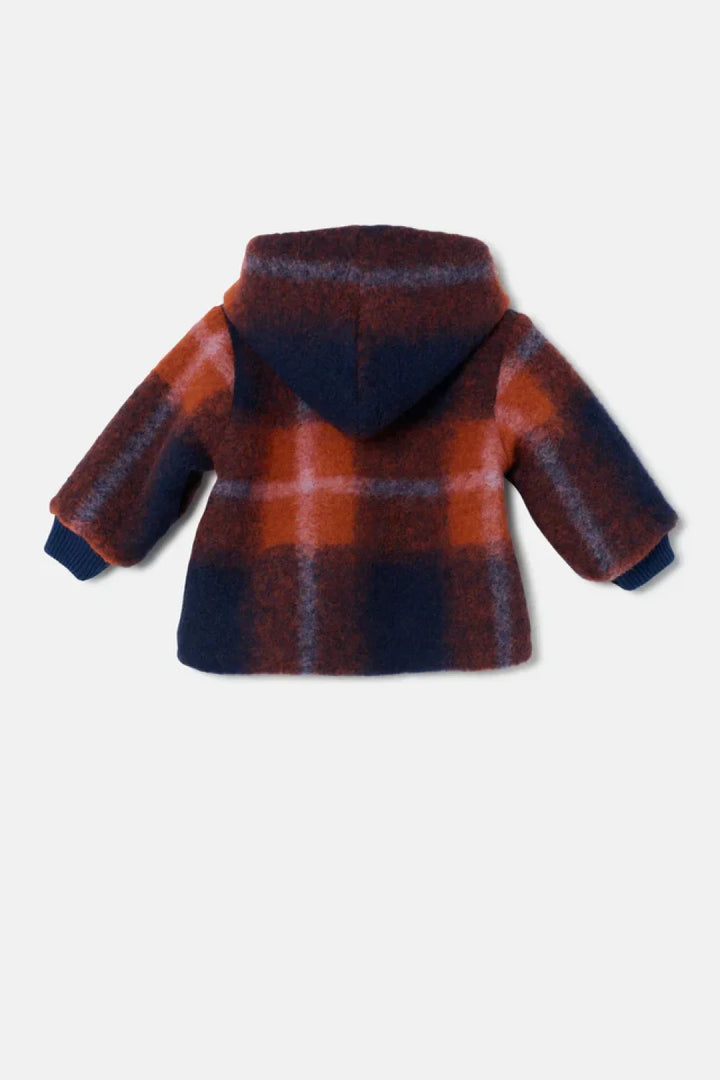 Warm Plaid Baby Coat - Unique - 6M - Jacket