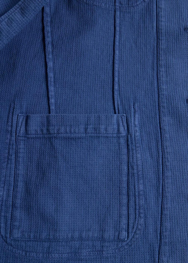 Washed Cotton Jacket - Denim - Blazer