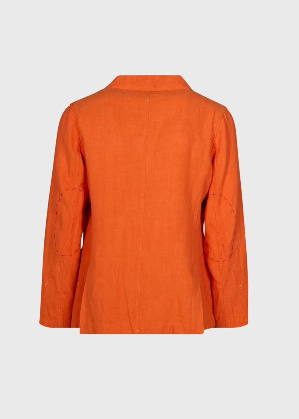 Washed Linen Jacket - Orange - XL (44) - Blazer