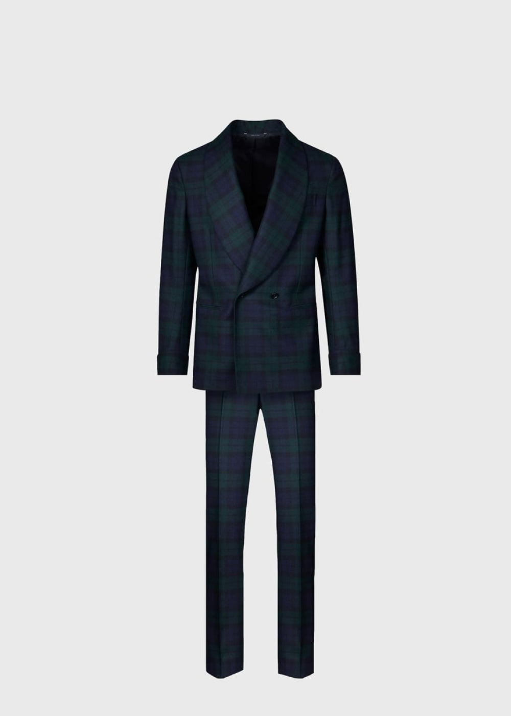 Watch Shawl Collar Tuxedo - Navy/Green - Tuxedo