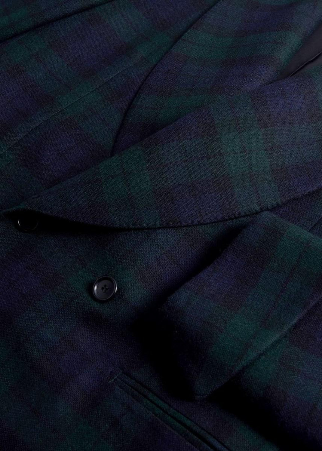 Watch Shawl Collar Tuxedo - Navy/Green - Tuxedo