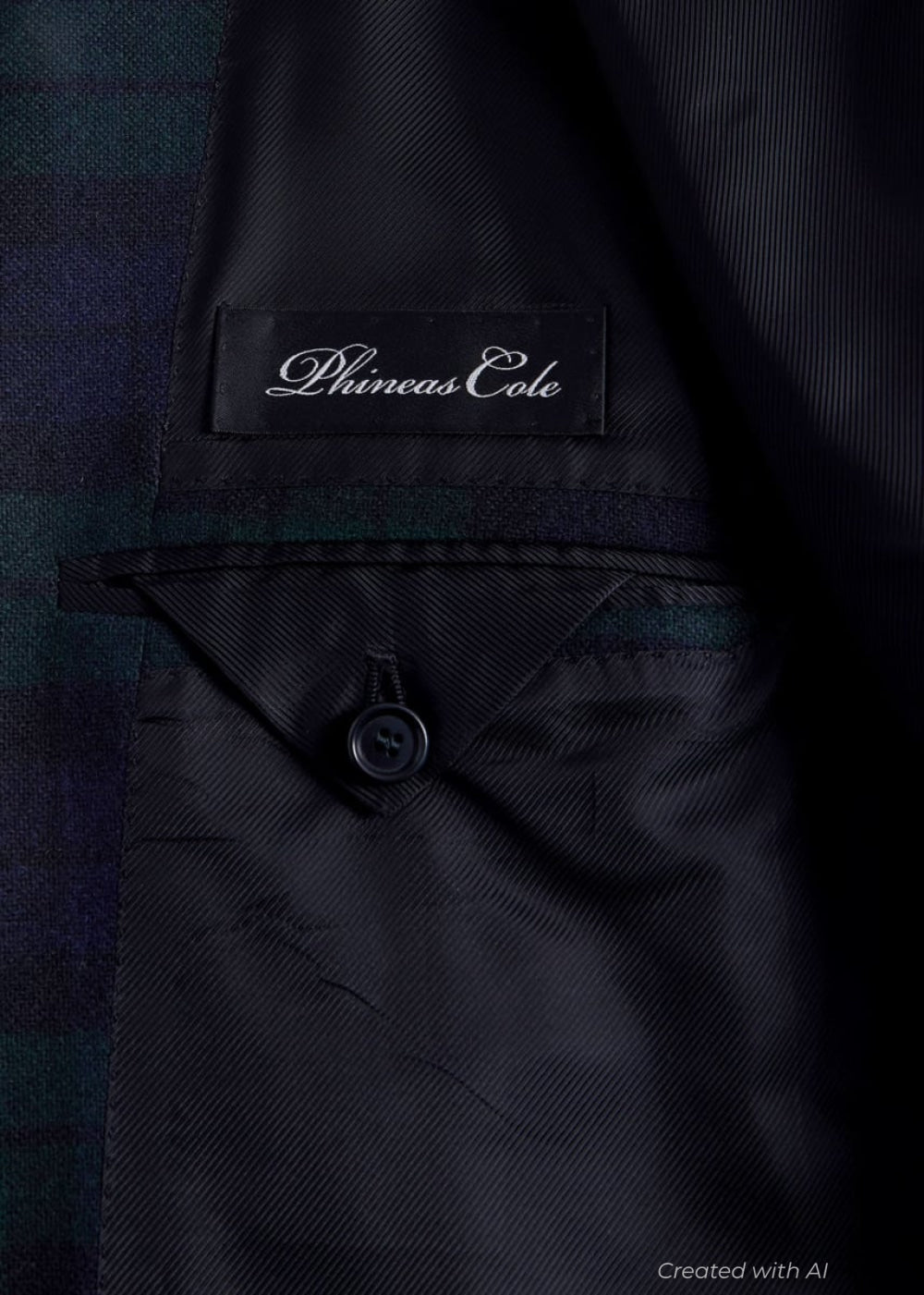 Watch Shawl Collar Tuxedo - Navy/Green - Tuxedo