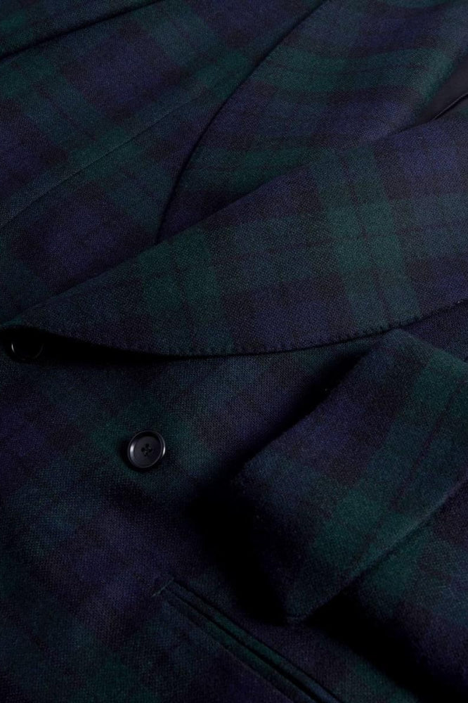Watch Shawl Collar Tuxedo - Navy/Green - Tuxedo