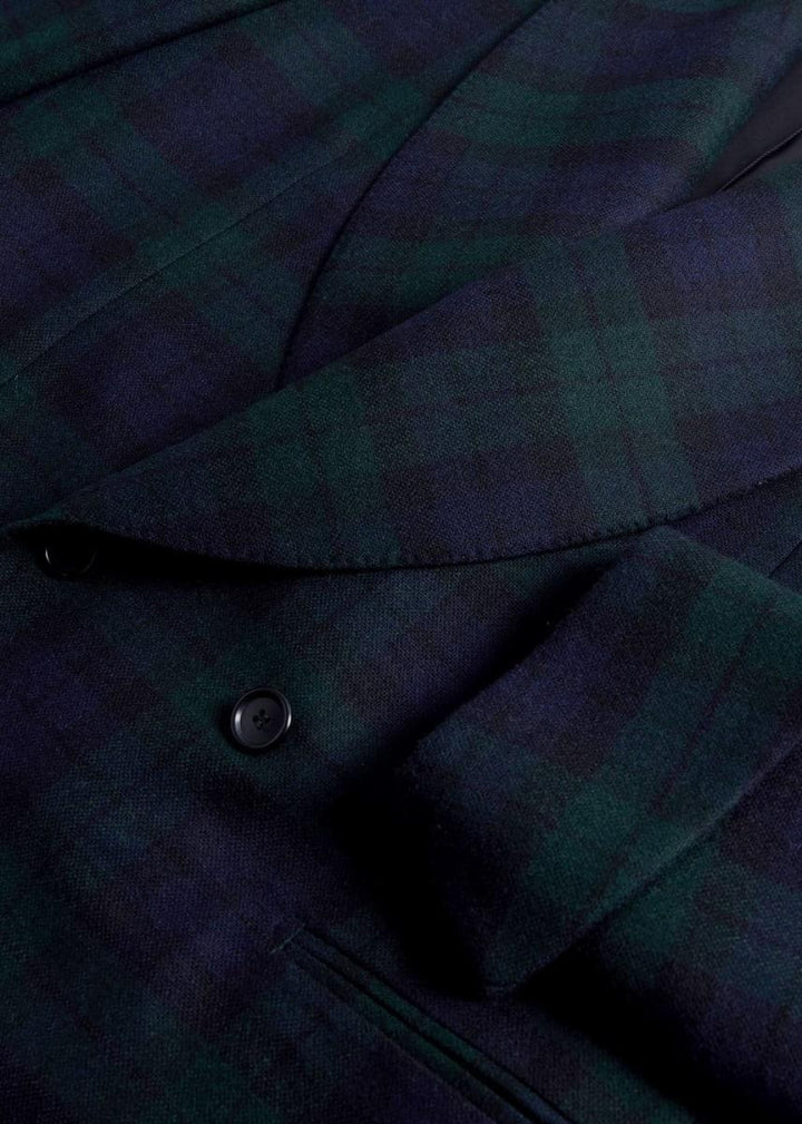 Watch Shawl Collar Tuxedo - Navy/Green - Tuxedo