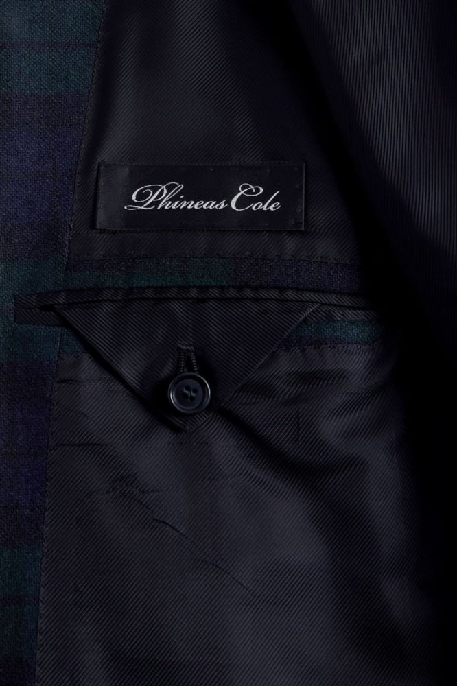 Watch Shawl Collar Tuxedo - Navy/Green - Tuxedo
