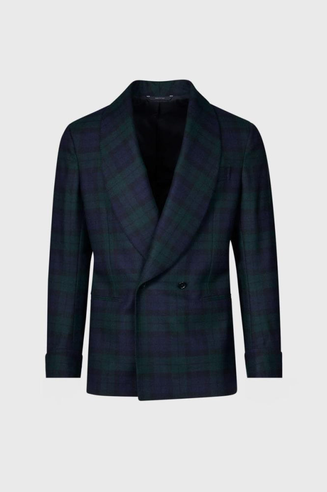Watch Shawl Collar Tuxedo - Navy/Green - Tuxedo