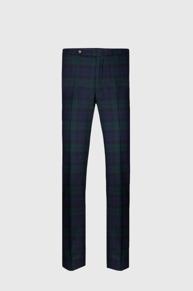 Watch Shawl Collar Tuxedo - Navy/Green - Tuxedo