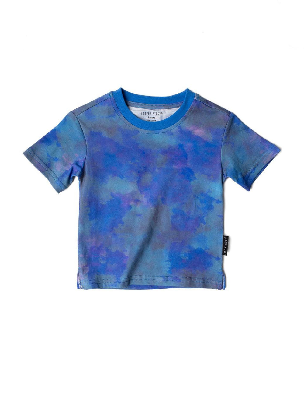 Watercolor Tee - Blue - 0-3M - T-shirt